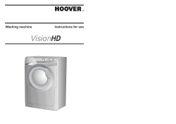 Instruction Manual - Hoover Service &rsaquo; Manuals, troubleshooting