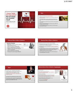 Come Taste the Education - Texas Optometric Association