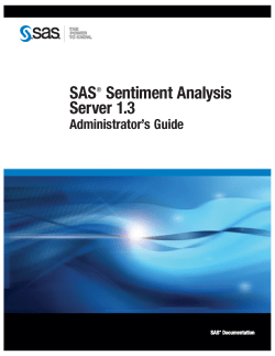 Chapter:1 - SAS Support