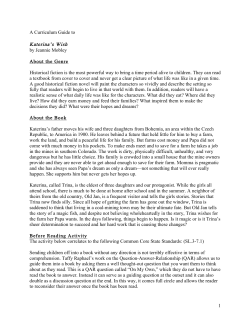 1 A Curriculum Guide to Katerina`s Wish by Jeannie
