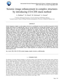 Seismic image enhancement in complex