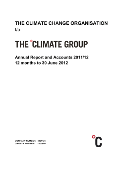 2011-2012 - The Climate Group