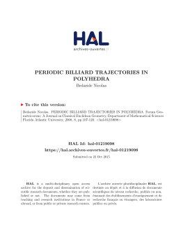 periodic billiard trajectories in polyhedra