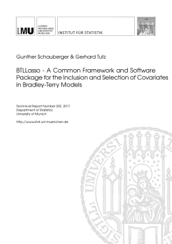 BTLLasso - A Common Framework and Software Package for the