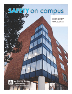 emergency procedures - Indiana State University