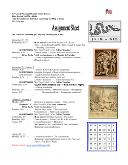 Advanced Placement United States History Time Period 3 (1754