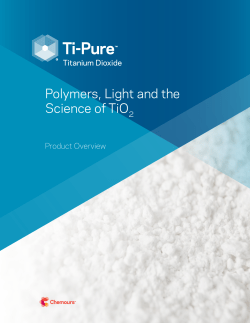 Polymers, Light and the Science of TiO