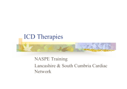ICD Therapies - Cardiac and Stroke Networks in Lancashire
