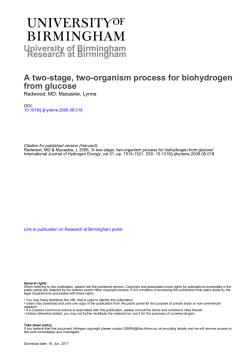 University of Birmingham A two-stage, two