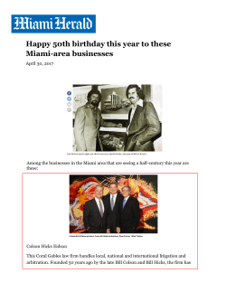 Happy 50th birthday this year to these Miami