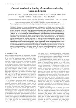 Oceanic mechanical forcing of a marine
