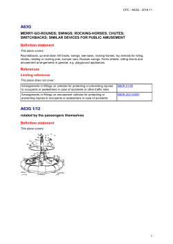 CPC Definition - A63G - Cooperative Patent Classification