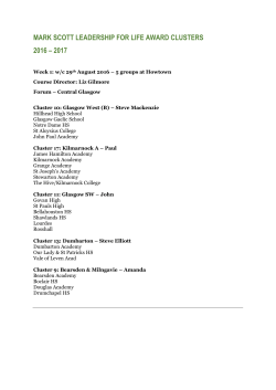 mark scott leadership for life award clusters 2016 &ndash; 2017