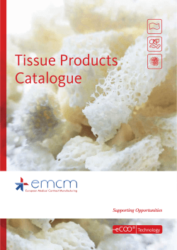 Tissue Products Catalogue