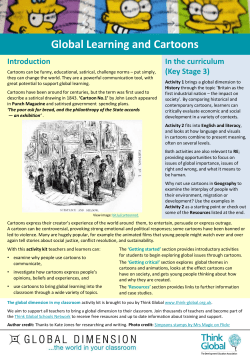 Global Learning and Cartoons