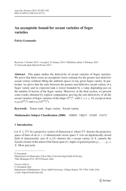 An asymptotic bound for secant varieties of Segre varieties