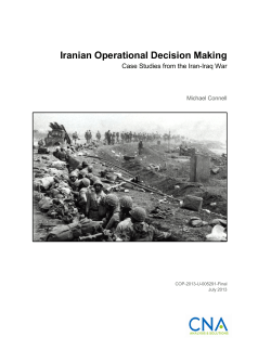 Iranian Operational Decision Making: Case Studies from the
