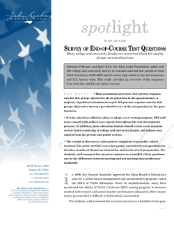 spotlight - John Locke Foundation