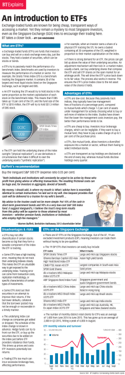 Exchange-traded funds are known for being