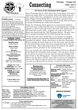 Connecting - Manning Uniting Church