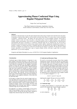 Approximating Planar Conformal Maps Using Regular Polygonal