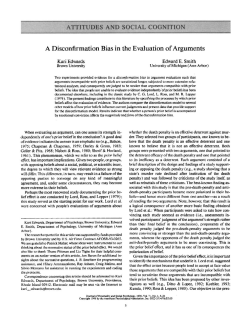 A Disconfirmation Bias in the Evaluation of Arguments