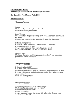 Golstient POWER OF IMAGE handout without images