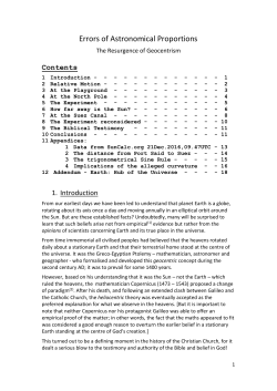 Errors of Astronomical Proportions