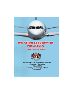Aviation Security In Malaysia (PDF Format)