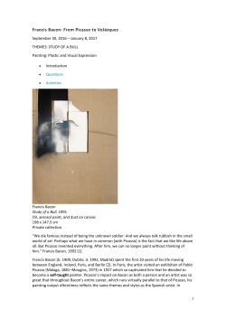 Francis Bacon: From Picasso to Velázquez