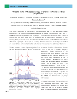 14N solid-state NMR spectroscopy of pharmaceuticals and their
