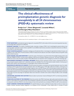 (PGD-A): systematic review