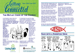 The Motley Crew of the Church Said with a Sheepish Grin
