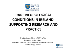 Professor Orla Hardiman presentation