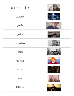 Print &rsaquo; Ed Sheeran | Quizlet
