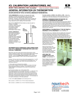 icl calibration laboratories, inc. - Nova