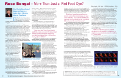 Rose Bengal - More Than Just a Red Food Dye?