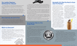 The Landline Telephone: Still Around for a Reason! Bandwidth 101