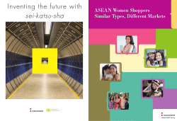 ASEAN Women Shoppers - Similar Types, Different Markets
