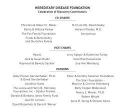 HEREDITARY DISEASE FOUNDATION