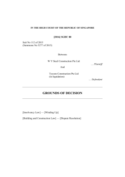 Singapore Judgments