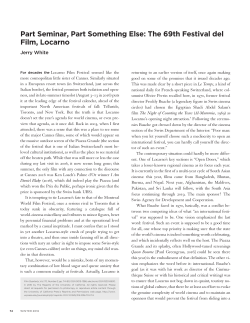 Part Seminar, Part Something Else: The 69th