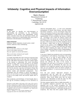 Cognitive and Physical Impacts of Information Overconsumption