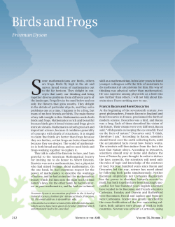 Birds and Frogs