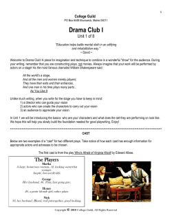 Unit 1 - College Guild