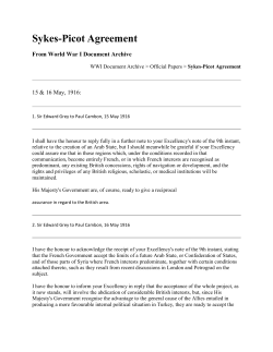 Sykes-Picot Agreement