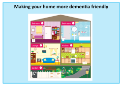 Making your home more dementia friendly