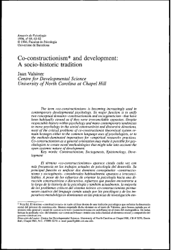 Co-constructionism* and development: A socio-historic
