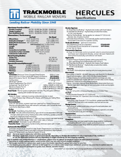 Spec Sheet - Gordon Russell Limited