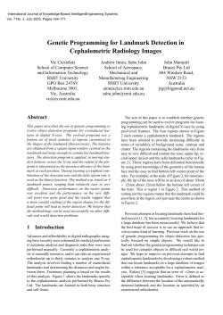 Landmark detection for cephalometric radiology